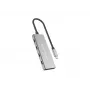 Conceptronic HUBBIES16G USB-keskitin USB 3.2 Gen 2 (3.1 Gen 2) Type-C 10 000 Mbit/s, harmaa