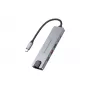 Conceptronic DONN29G 6-in-1 USB 3.2 Gen 2 -telakka, 4K60Hz HDMI, USB-A 10Gbps x 2, USB-C 10Gbps, GbE LAN, 140W USB PD 3.1