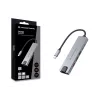 Conceptronic DONN29G 6-in-1 USB 3.2 Gen 2 -telakka, 4K60Hz HDMI, USB-A 10Gbps x 2, USB-C 10Gbps, GbE LAN, 140W USB PD 3.1