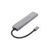 6-in-1 USB 3.2 Gen 1 -telakka CONCEPTRONIC DONN33G, HDMI, 2×USB-A 5Gbps, 2×USB-C 5Gbps, 100W USB PD, hopea
