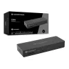 Conceptronic DONN30B 13-in-1 Thunderbolt 4 -telakointiasema, 40 Gbit/s, 96 W, HDMI, 2x USB-A, USB-C, 2,5GbE LAN, SD-kortinlukija, musta