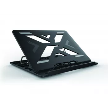 Conceptronic ERGO kannettavan jäähdytysteline, kannettavan teline, musta, 39,6 cm (15,6