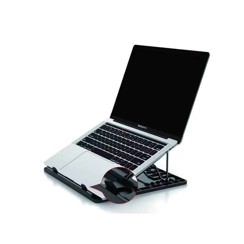 Conceptronic ERGO kannettavan jäähdytysteline, kannettavan teline, musta, 39,6 cm (15,6