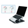 Conceptronic THANA ERGO S, kannettavan jäähdytysteline, kannettavan teline, harmaa, 39,6 cm (15,6