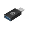 Conceptronic 4-porttinen USB 3.0 -alumiinikeskitin USB-C–USB-A-sovittimella