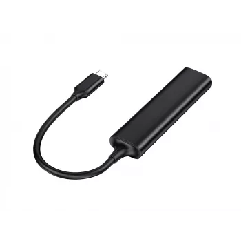 Conceptronic HUBBIES 4-porttinen USB 3.0 -keskitin, 2 USB-C- ja 2 USB-A-liitäntää, alumiinikotelo, USB-C-pistoke
