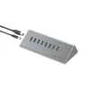 Conceptronic HUBBIES18G 10-in-1 60W USB 3.0 -keskitin-laturiyhdistelmä, 2-in-1 USB-C–USB-A-kaapeli, USB 3.2 Gen 1