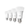Älylamppu Philips A60 E27, Bluetooth/Zigbee, 6 W, 810 lm, valkoinen, 4 kpl:n pakkaus
