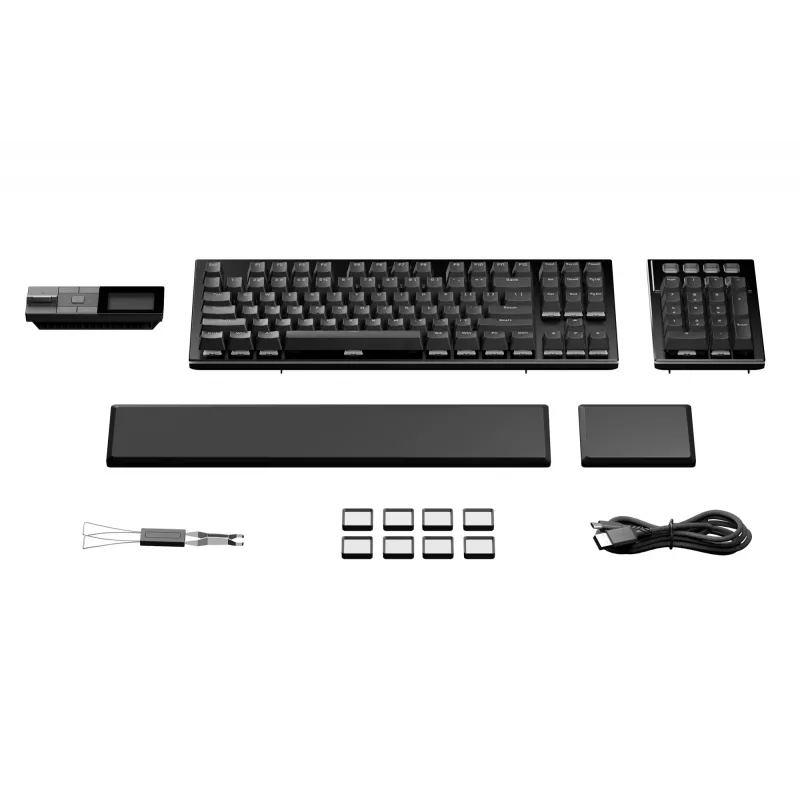 be quiet! Dark Mount Silent Linear DE ISO näppäimistö peli USB QWERTZ saksa musta