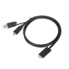 Targus ACC1133GLX USB-kaapeli USB 3.2 Gen 1 (3.1 Gen 1) 1 m USB C musta