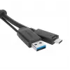 Targus ACC1133GLX USB-kaapeli USB 3.2 Gen 1 (3.1 Gen 1) 1 m USB C musta