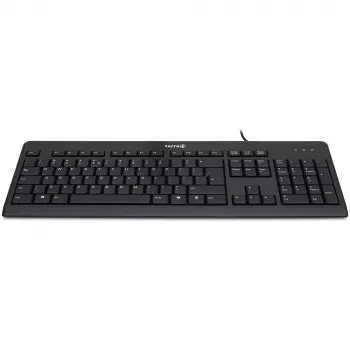 TERRA 1500 johdollinen [US/EU] näppäimistö yleis USB QWERTY US-englanti musta