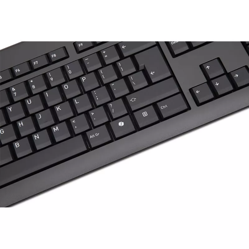 TERRA 1500 johdollinen [US/EU] näppäimistö yleis USB QWERTY US-englanti musta