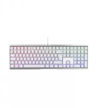 Pelikannettava näppäimistö CHERRY MX 3.0S RGB USB QWERTZ saksa valkoinen 110 näppäintä