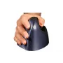 BakkerElkhuizen Evoluent 4 Wireless, oikeakätinen, pystysuora muotoilu, laser, RF Wireless, 2600 DPI, musta, sininen