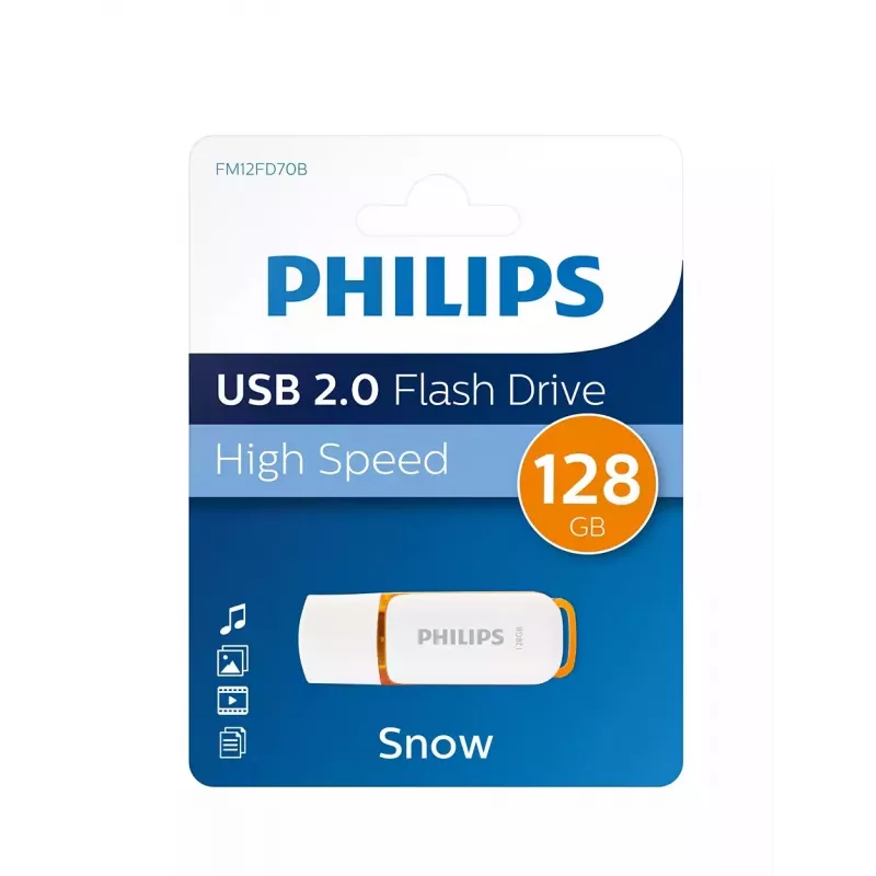 Philips FM12FD70B USB-muistitikku 128 GB USB Type-A 2.0 valkoinen