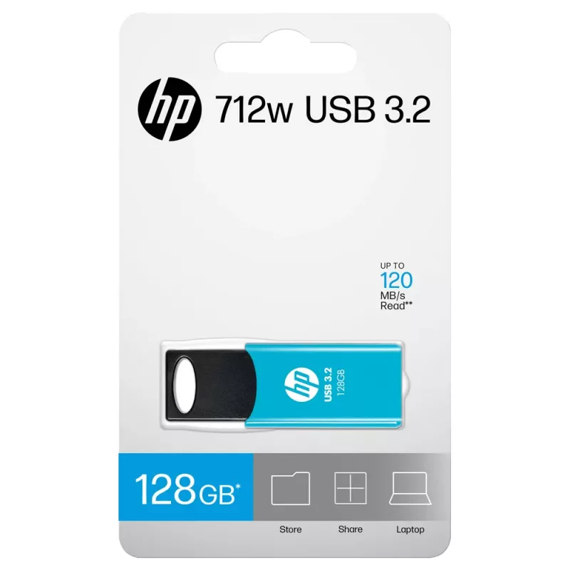 USB-muistitikku HP 712w 128 GB USB Type-A 3.2 Gen 1 (3.1 Gen 1) sininen Slide