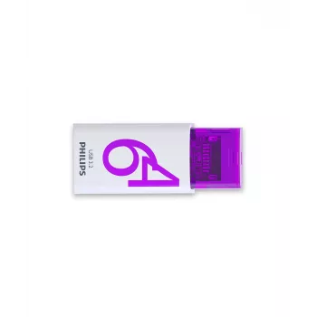 Philips Click USB-muistitikku 64 GB USB Type-C 3.2 Gen 1 (3.1 Gen 1) violetti, valkoinen