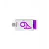 Philips Click USB-muistitikku 64 GB USB Type-C 3.2 Gen 1 (3.1 Gen 1) violetti, valkoinen