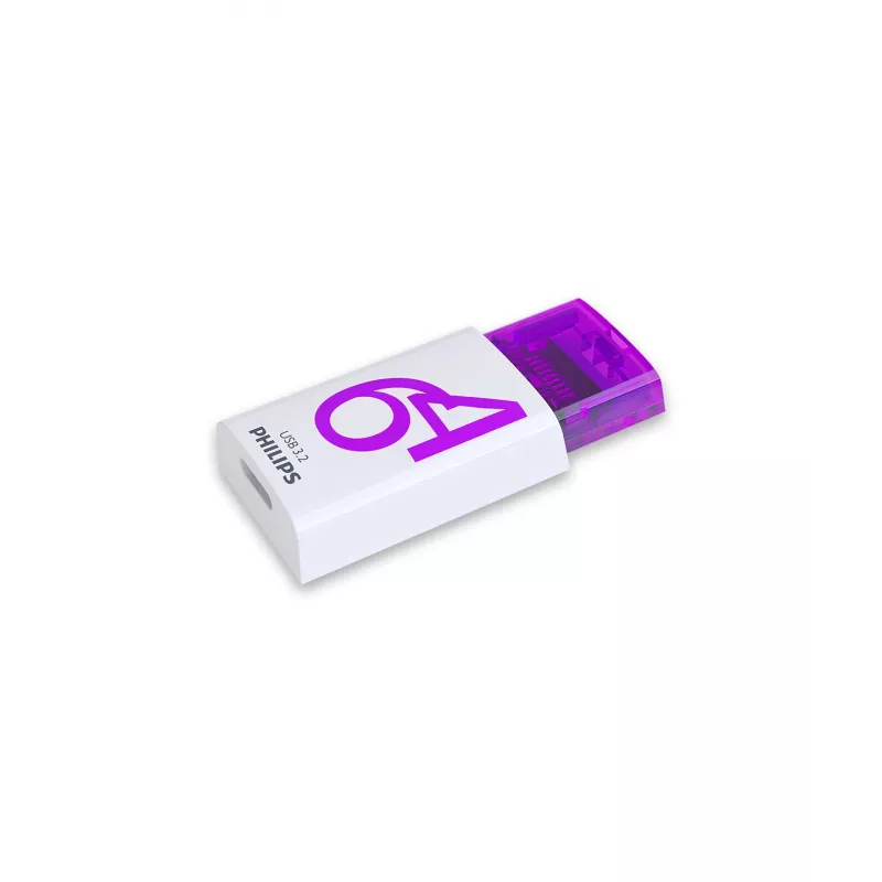 Philips Click USB-muistitikku 64 GB USB Type-C 3.2 Gen 1 (3.1 Gen 1) violetti, valkoinen