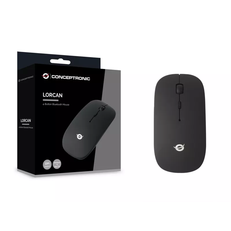 Conceptronic LORCAN01B 4-painikkeinen Bluetooth-hiiri