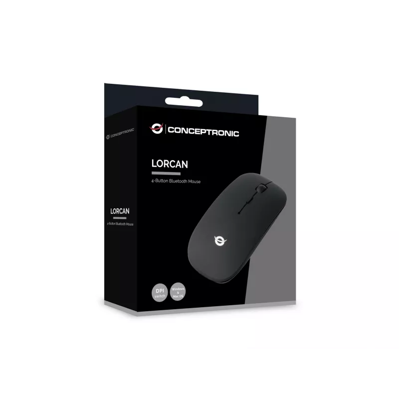 Conceptronic LORCAN01B 4-painikkeinen Bluetooth-hiiri
