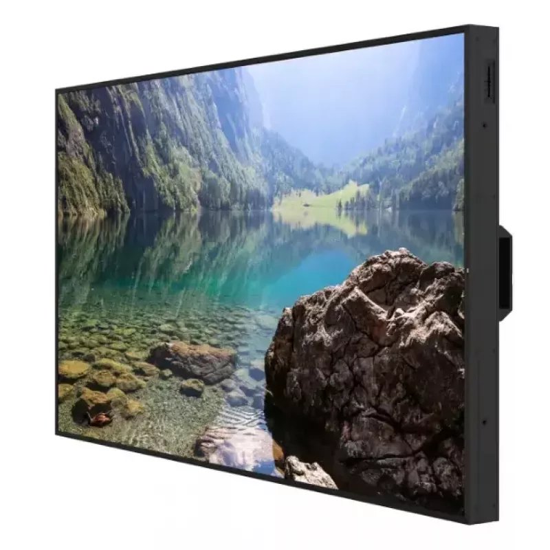Hisense 55WH80F 55 tuuman (139,7 cm) näyteikkunaan suunnattu kirkas digitaalisen opastuksen näyttö, 4K UHD, 4000 nitiä, 24/7