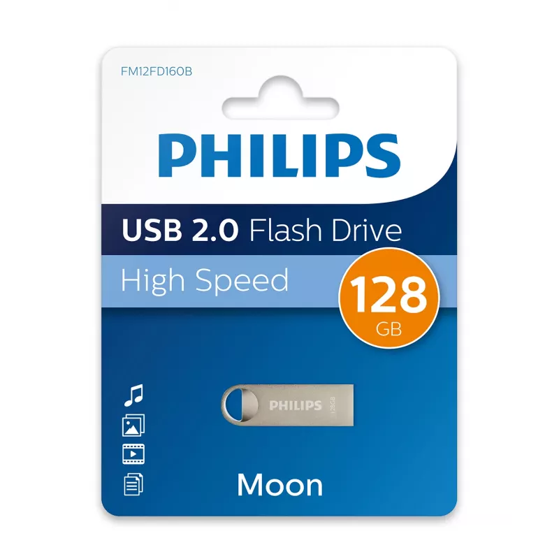 Philips Moon Edition USB-muistitikku 128 GB USB Type-A 2.0 hopea