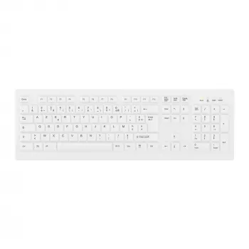Contour Design Active Key Contour ClassicClean lääketieteellinen näppäimistö irrotettava kansi täysikokoinen langaton valkoinen C8100