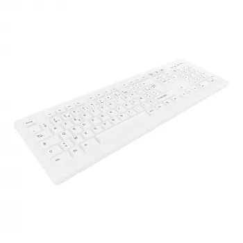 Contour Design Active Key Contour ClassicClean lääketieteellinen näppäimistö irrotettava kansi täysikokoinen langaton valkoinen C8100