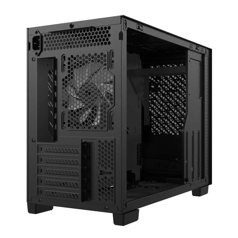 XPG VALOR AIR NANO MID-TOWER -kotelo - musta, Midi-Tower, PC, musta, micro-ATX, Mini-ITX, SPCC, 17 cm
