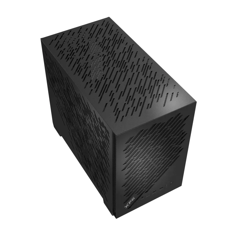 XPG VALOR AIR NANO MID-TOWER -kotelo - musta, Midi-Tower, PC, musta, micro-ATX, Mini-ITX, SPCC, 17 cm