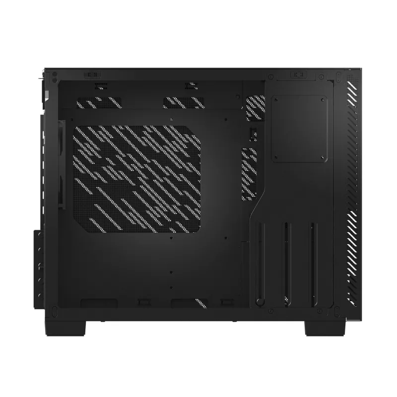 XPG VALOR AIR NANO MID-TOWER -kotelo - musta, Midi-Tower, PC, musta, micro-ATX, Mini-ITX, SPCC, 17 cm