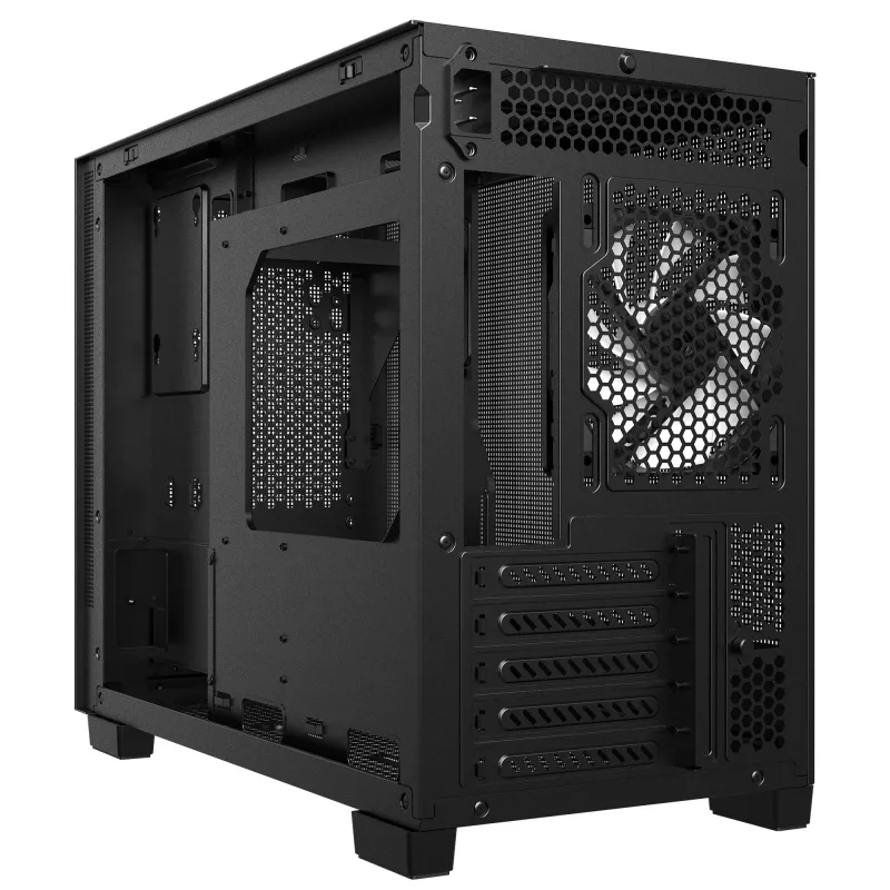 XPG VALOR MESH NANO MID-TOWER -kotelo – musta, Midi-Tower, PC, musta, micro-ATX, Mini-ITX, SPCC, 17 cm