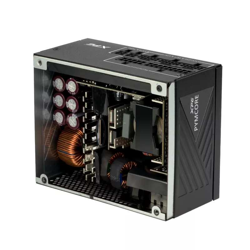 XPG PYMCORE 850W SFX GOLD virtalähde, 850 W, 100 - 240 V, 50/60 Hz, 10 A, 20 A, 70,8 A