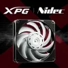 XPG VENTO PRO 120 PWM musta, tuuletin, 12 cm, 450 kierr./min, 2500 kierr./min, musta, valkoinen