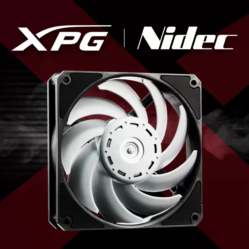 XPG VENTO PRO 120 PWM musta, tuuletin, 12 cm, 450 kierr./min, 2500 kierr./min, musta, valkoinen