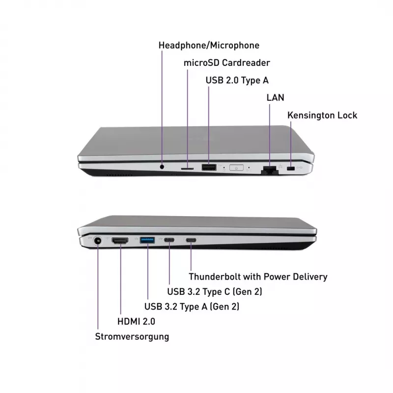 Kannettava tietokone TERRA MOBILE 1220800 Intel Core i7 15,6 inch Full HD 16GB DDR5 500GB SSD