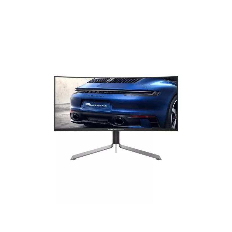 AOC Porsche PD34 tietokonenäyttö 86,4 cm (34 inch) 3440 x 1440 pikseliä Wide Quad HD QD-OLED musta