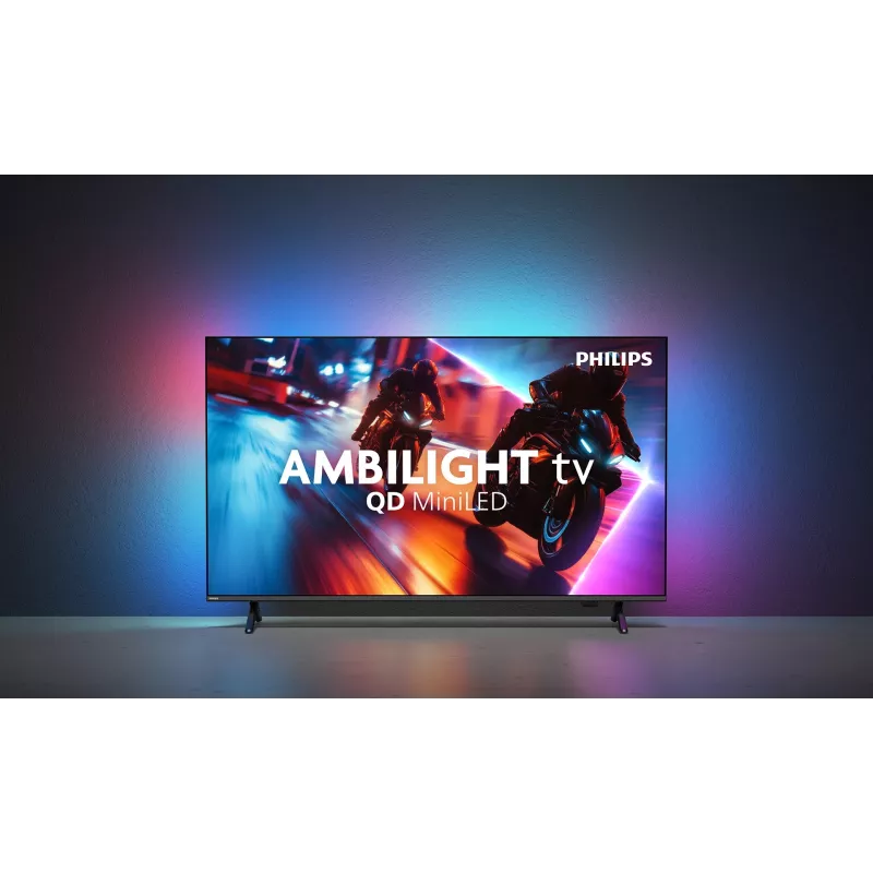Philips Ambilight 55MLED910/12 Mini LED QLED -televisio 139,7 cm (55 tuumaa) 4K Ultra HD 144 Hz Smart TV Wi-Fi musta