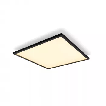 Älykäs kattovalaisin Philips Hue Aurelle Square Panel 600×600 mm, Bluetooth, 220–240V, 48 mm syvyys, musta/valkoinen