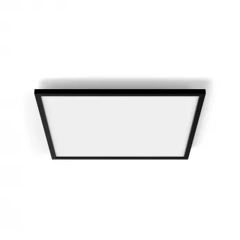 Älykäs kattovalaisin Philips Hue Aurelle Square Panel 600×600 mm, Bluetooth, 220–240V, 48 mm syvyys, musta/valkoinen