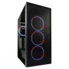 PC-kotelo LC-Power Schwarz_Wanderer_X Midi Tower musta