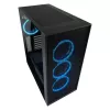 PC-kotelo LC-Power Schwarz_Wanderer_X Midi Tower musta