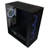 PC-kotelo LC-Power Schwarz_Wanderer_X Midi Tower musta