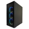PC-kotelo LC-Power Schwarz_Wanderer_X Midi Tower musta