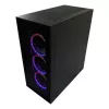 PC-kotelo LC-Power Schwarz_Wanderer_X Midi Tower musta