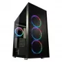 PC-kotelo LC-Power Schwarz_Wanderer_X Midi Tower musta