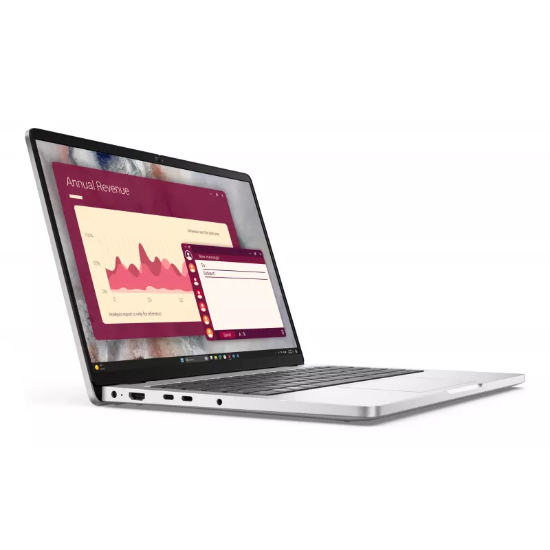 Kannettava Dell Pro PC14250 14 inch Intel Core Ultra 5 235U, 16 GB RAM, 512 GB SSD, Intel-grafiikka, Windows 11 Pro, 1,36 kg