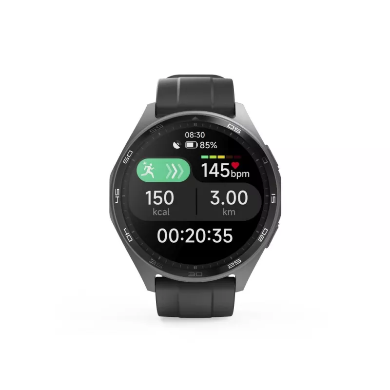 Hama 7010 älykello, 3,63 cm (1,43") AMOLED, GPS, IP68, musta